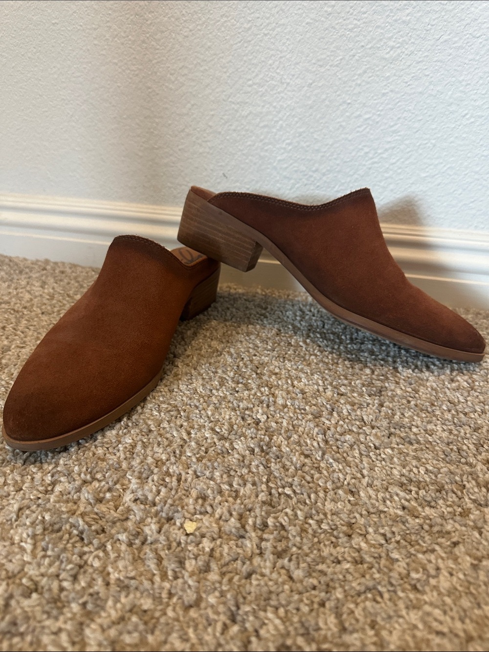 Zodiac Rust Brown Suede Ankle Booties